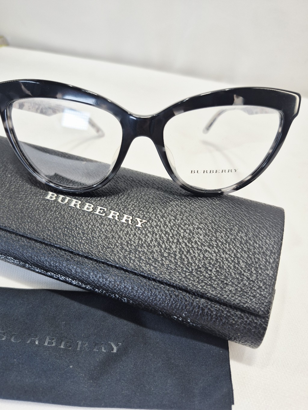 Burberry Eyeglasse Frame Women's B-2276 3722 Grey/Havana 53-16-160 New Authentic